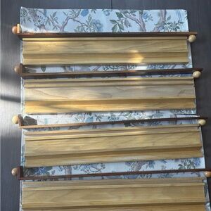 Oak Mahjongg trays and pushers